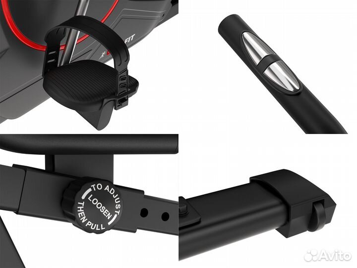 Горизонтальный велотренажер UnixFit BR-390