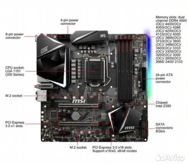 MSI Z390M MPG gaming edge AC