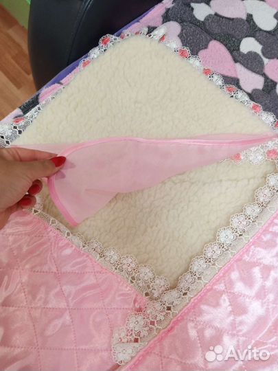 Конверт на выписку для девочки зима