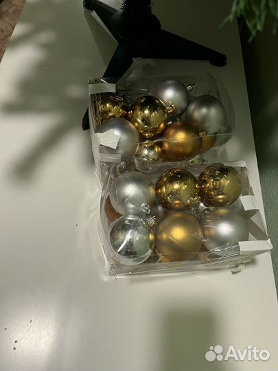 Ель искуственная елка елочные украшения