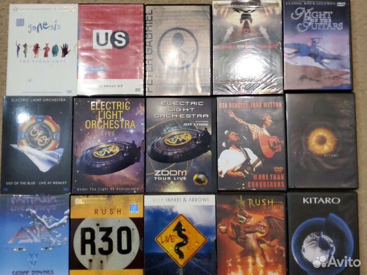 Двд диски групп прогрессивноГо рока 3 лота