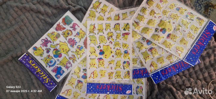 Stickers 2001 (наклейки с покемонами 2001г.)