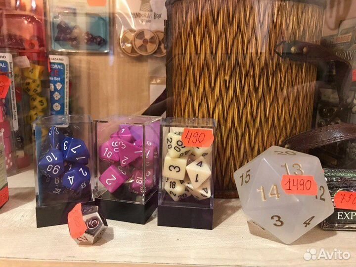 Кубики Dices D4 D8 D10 D12 D20 и другие