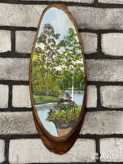 Картина на дереве