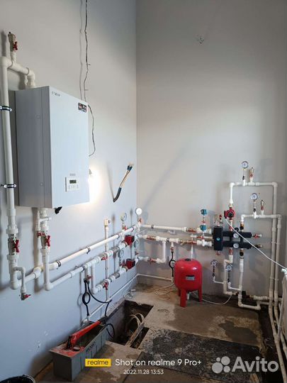 Услуги сантехника отопление