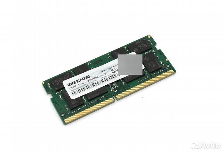 Память Ankowall DDR4 sodimm 16Gb 3200MHz PC4-256