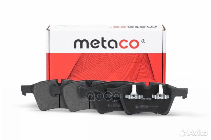 Колодки тормозные передние к-кт '3000-290 metaco
