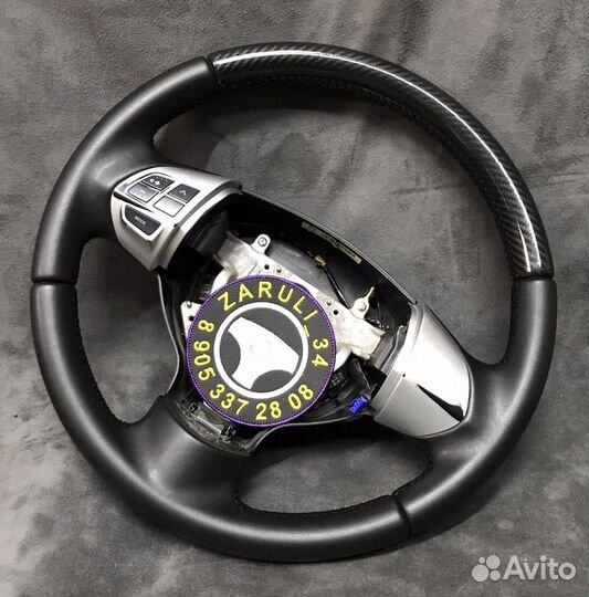 Руль lancer 10. Лансер 10 (вставка карбон )
