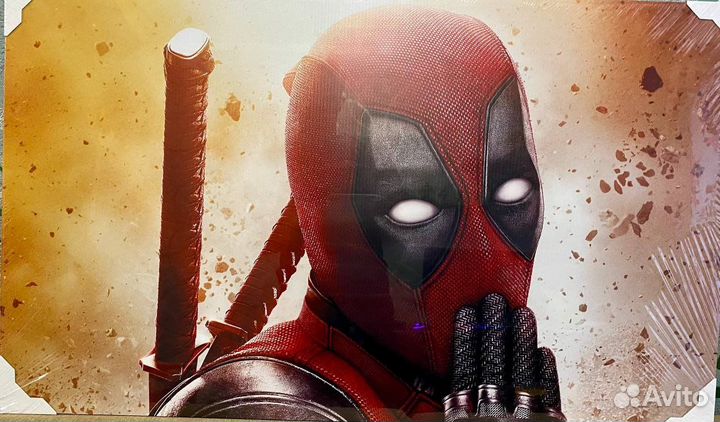 Картина на холсте Marvel «Дэдпул» 100х60 см