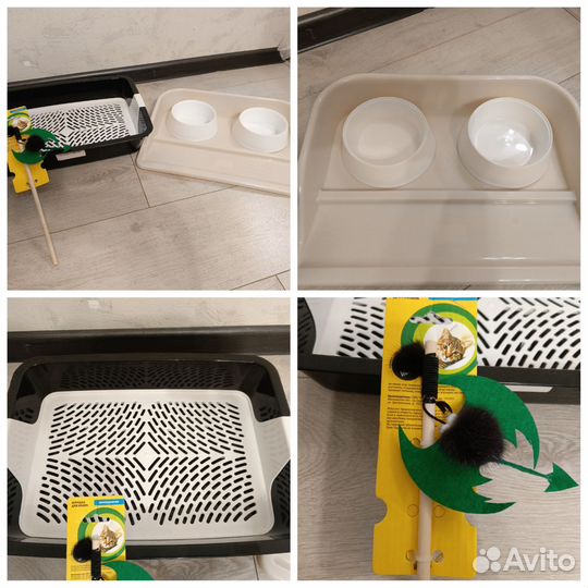 Товары для кошек.Лотки,миски,корм,лежанка и тд