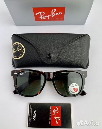 Очки ray ban wayfarer polaroid