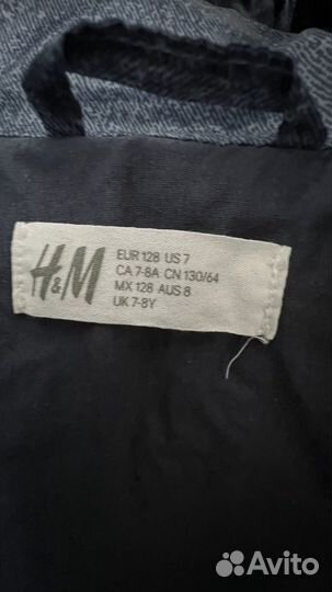 Куртка h&m 128 на мальчика