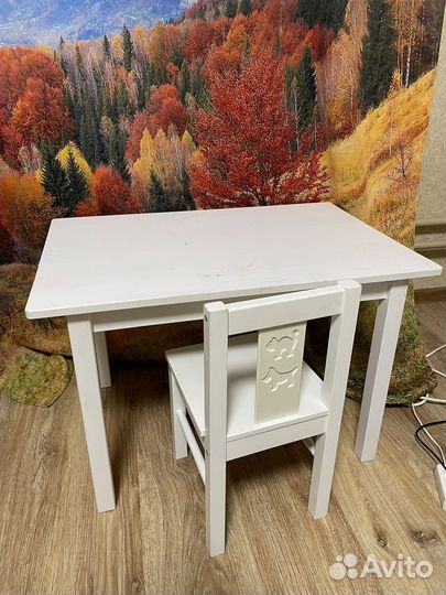 Стол сундвик и стул критер икеа детский