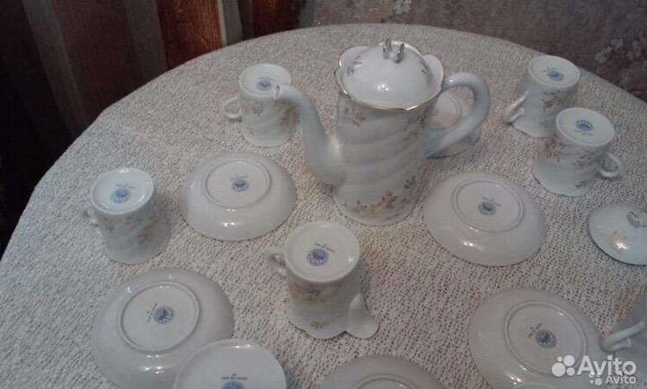 Кофейный сервиз Freiberger Porzellan, Германия, 60