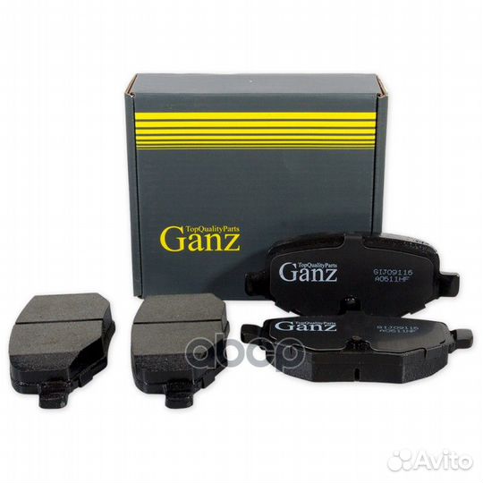 Колодки задние ford Explorer ganz GIJ09116 GIJ0