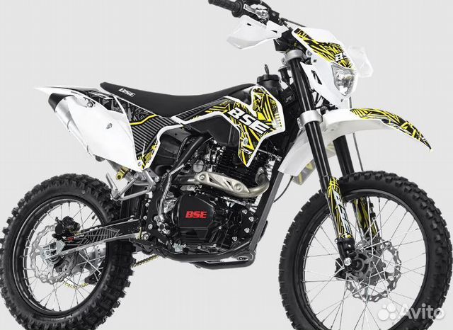 Эндуро / кроссовый мотоцикл BSE Z1 Zebra Yellow купить в Новосибирске ...