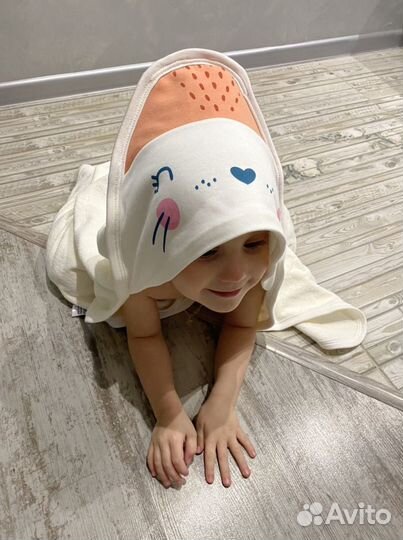 Пончо полотенце уголок