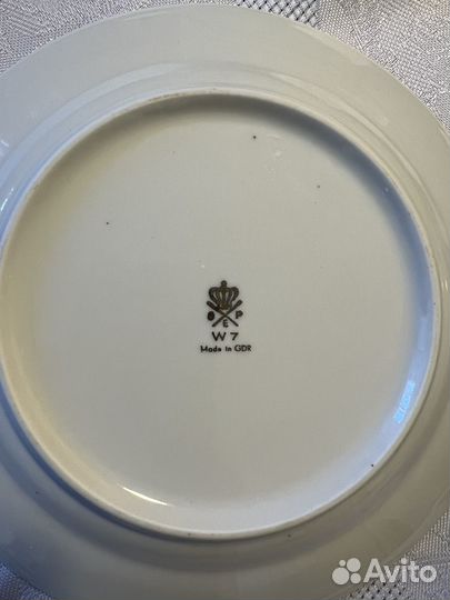 Чайный сервиз, фарфор ГДР, 36 предметов