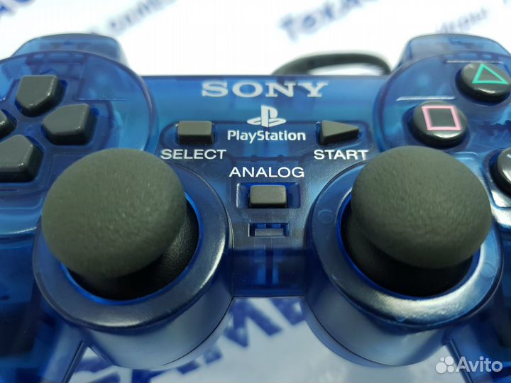 Геймпад Dualshock 2 (Original) прозрачный