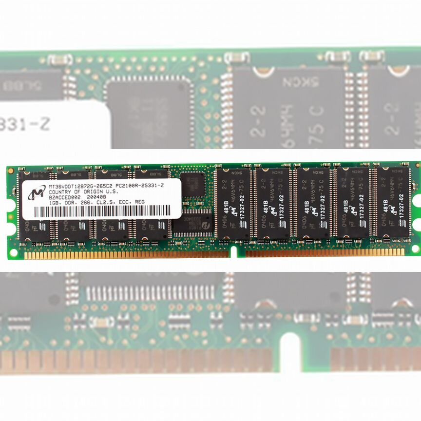 [MT36VDDT12872G-265C2] Оперативная Память Micron Mt36vddt12872g-265c2