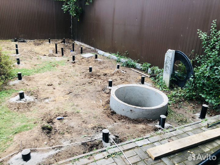 Винтовые сваи под ключ установка