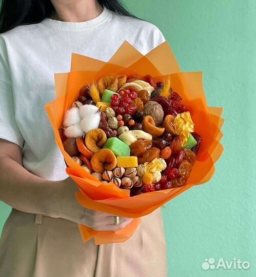 Букет на 1 сентября / съедобный букет сухофрукты
