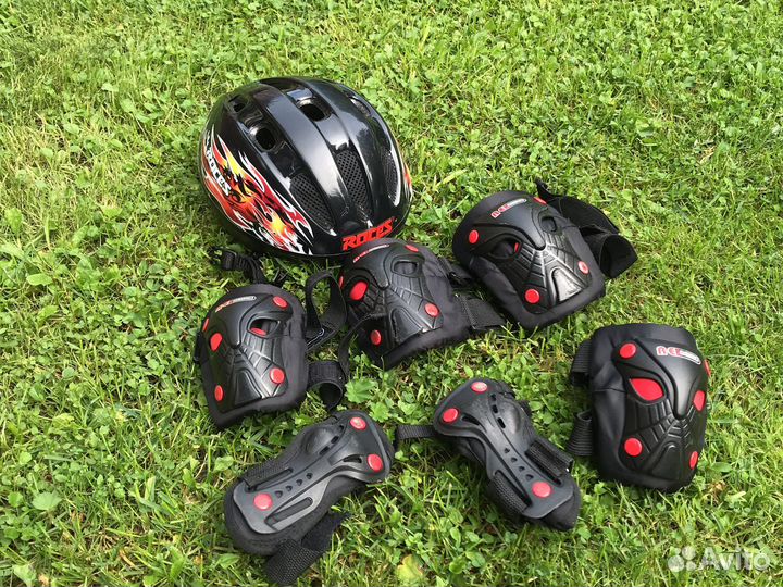 Защита для роликов со шлемом детские