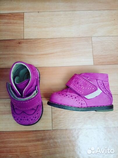 Ботиночки на первый шаг девочке тотто деми