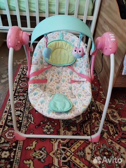 Детские электронные качели для новорожденных