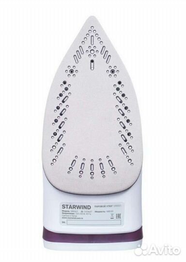 Тефлоновый Утюг с паром StarWind. Новый