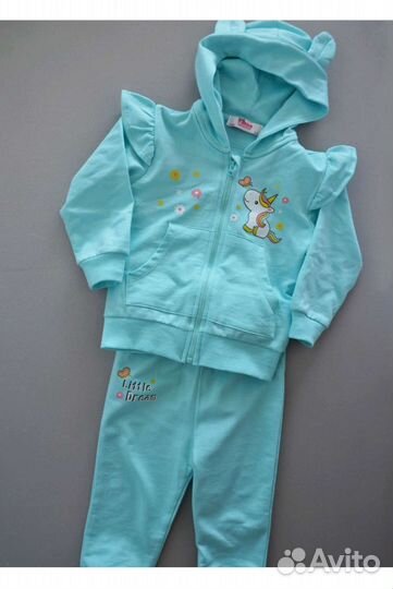 Костюм для девочки 7-12 месяцев