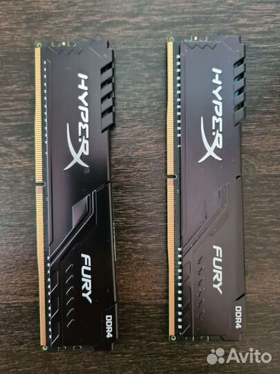 Оперативная память HyperX Fury 16 гб DDR4 2666 мгц