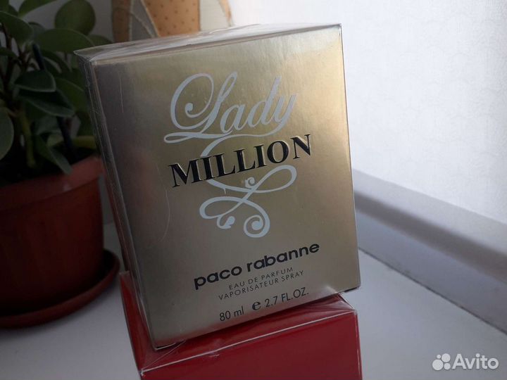 Lady million 80ml Paco Rabban новые