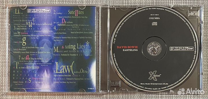 David Bowie - Earthling CD Rus