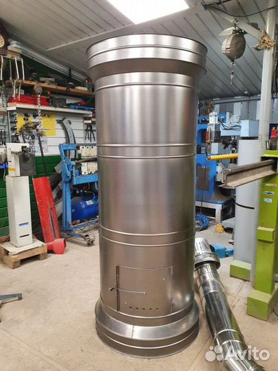 Круглая печь Голландка. Кожух, футляр