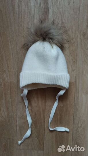 Зимняя шапочка для новорожденного