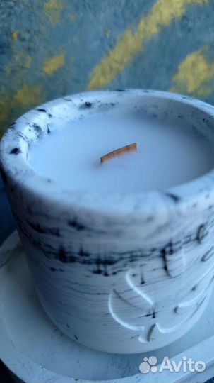 Аромасвеча с подставкой