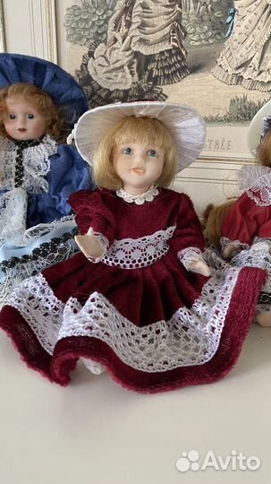 Фарфоровые куклы. Винтаж