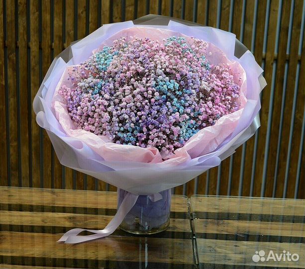 Букет из гипсофилы, доставка цветов