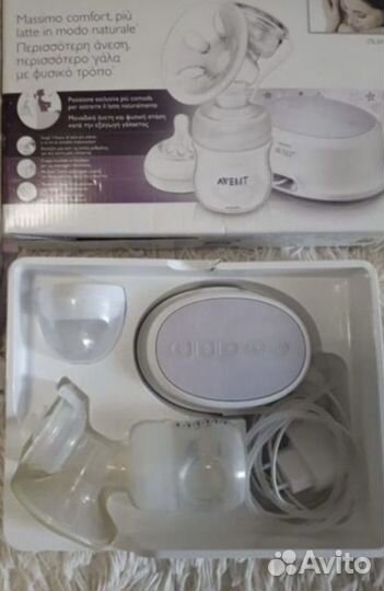Молокоотсос avent электрический