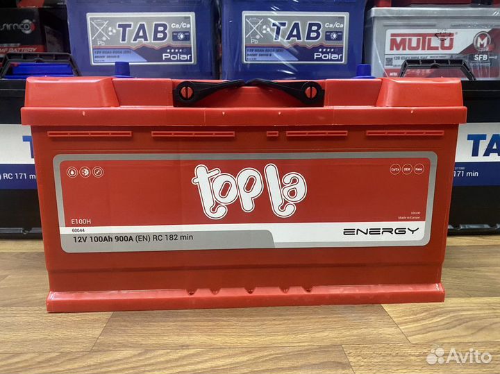 Аккумулятор 6ст 100 Topla