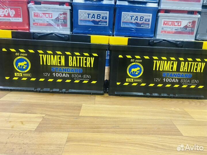 Аккумуляторы 100 Ач Тюмень
