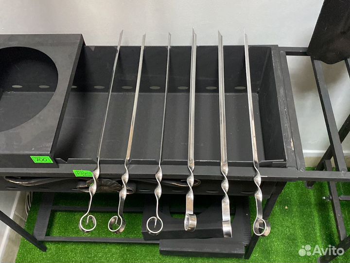 Шампура уголок с кольцом 38см