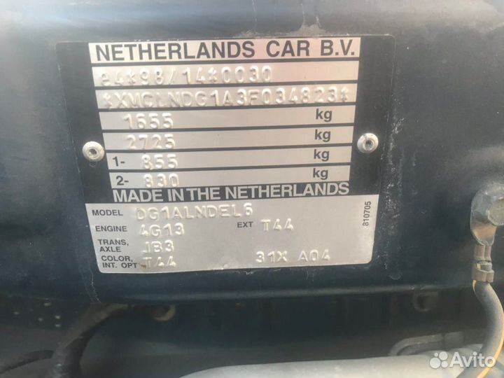 Разбор на запчасти Mitsubishi Space Star