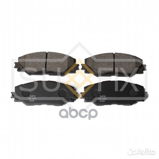 Колодки тормозные дисковые перед прав/лев S