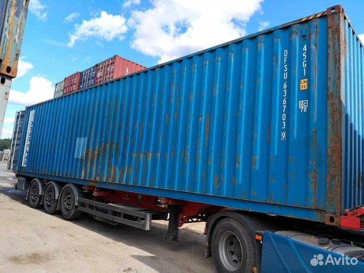 Морской контейнер бу и новый