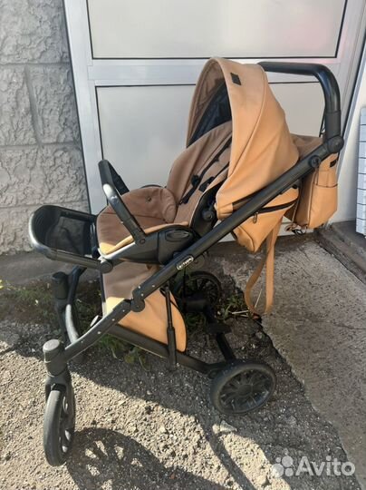 Коляска anex e-type 3 в 1 (Caramel) +Isofix