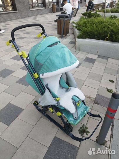 Санки коляска nika 7-3