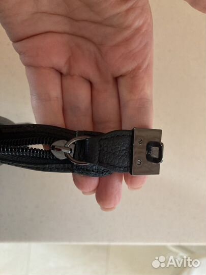 Кожаная мужская папка А4