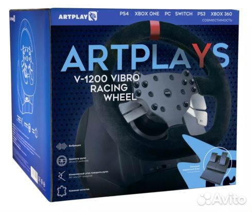 Artplays Руль V-1200 Vibro Premium Leather Edition